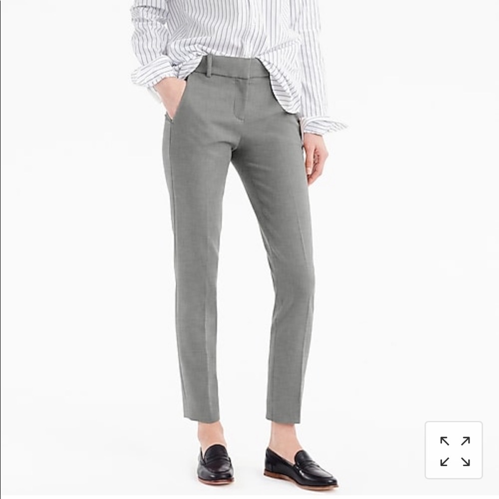 J.Crew Cameron Pants in Gray